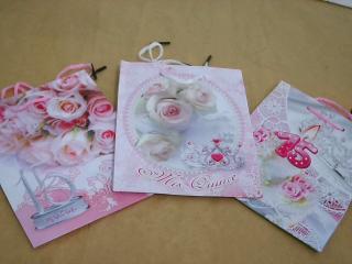 BOLSO DE PAPEL PARA QUINCEAÑOS CON DISEÑO