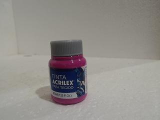 ACRILEX P/ TELA 37ML MAGENTA MATE