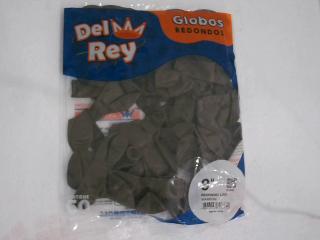 GLOBO DEL REY 9LTS MARRON X 50 UNID